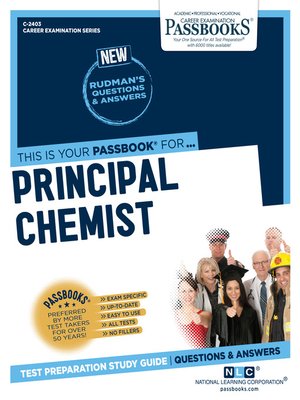 cover image of Principal Chemist